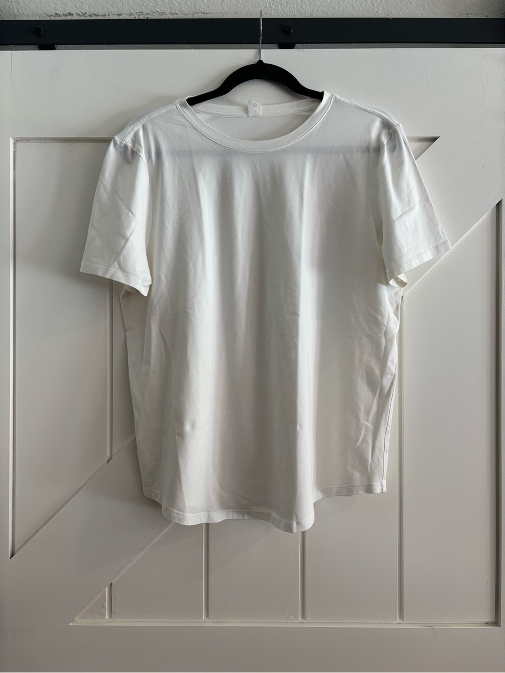 Lululemon Love Crew Tee White Curved Hem Size 10 EUC